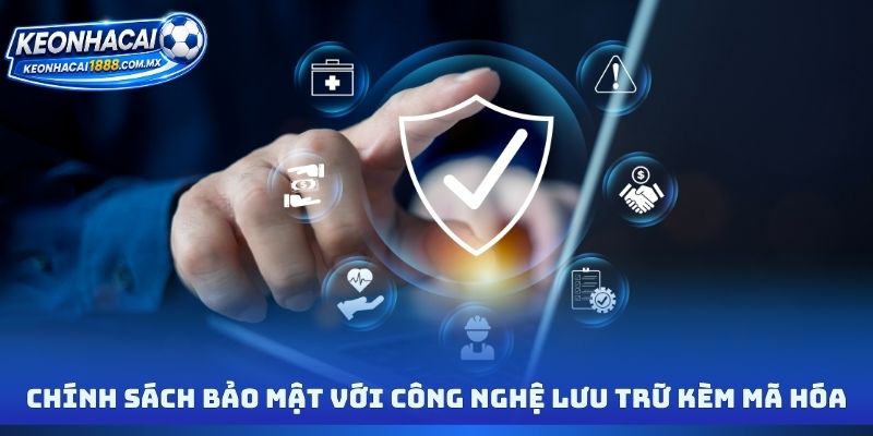 Chính sách bảo mật với công nghệ lưu trữ kèm mã hóa